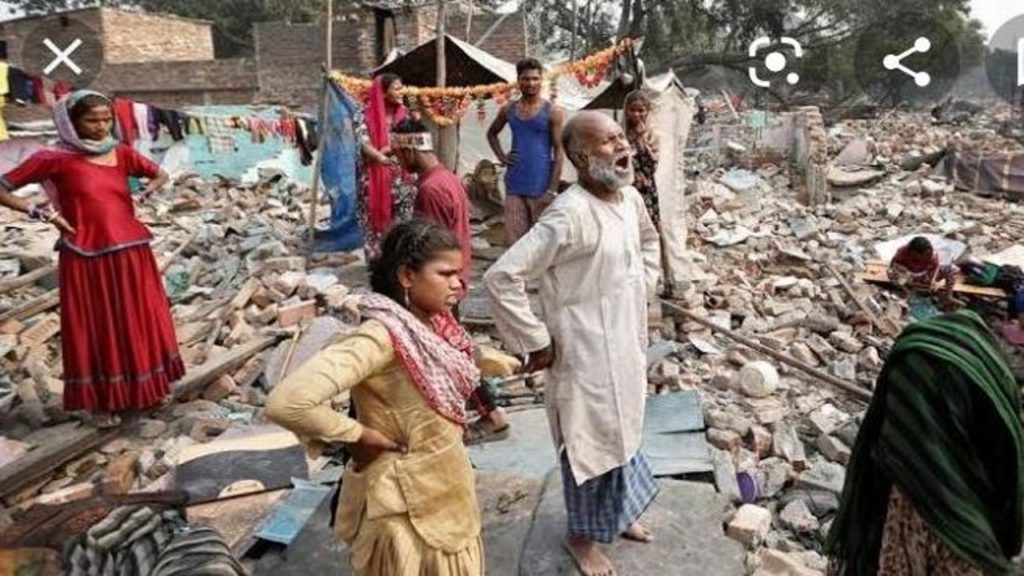 Life of slums of Delhi