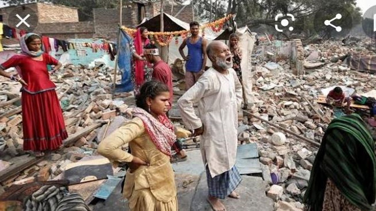 Life of slums of Delhi